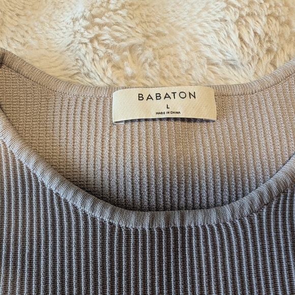 Women's Ribbed Cream Tank Top - Picture 4 of 5